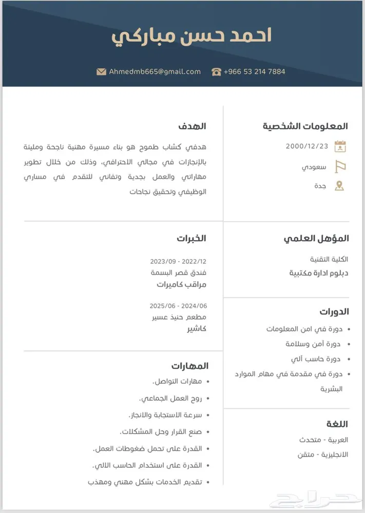 تصميم سيرة ذاتية احترافي - سيفي cv (انجاز سريع) — صورة 4