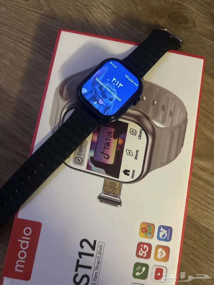 ساعة ST12 سبب البيع المقاس جاء كبير استخدام يوم واحد فقط — صورة 1
