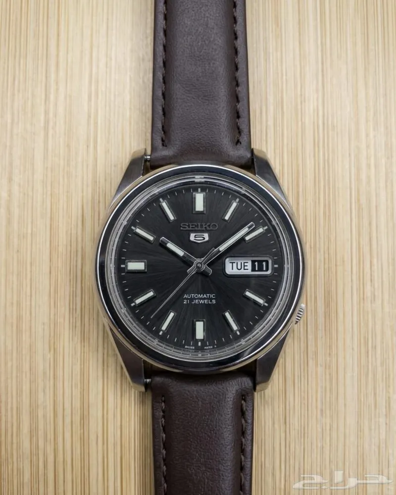 ساعة سيكو 5 أوتوماتيك (Seiko 5 Automatic 21 Jewels) الكلاسيك — صورة 2