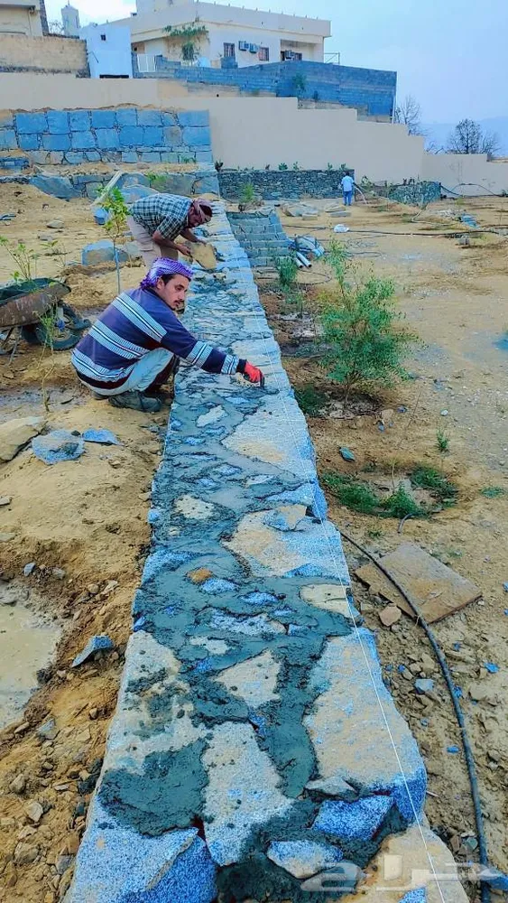 الباحه مقاول أشغال الحجر الطبيعي — صورة 4