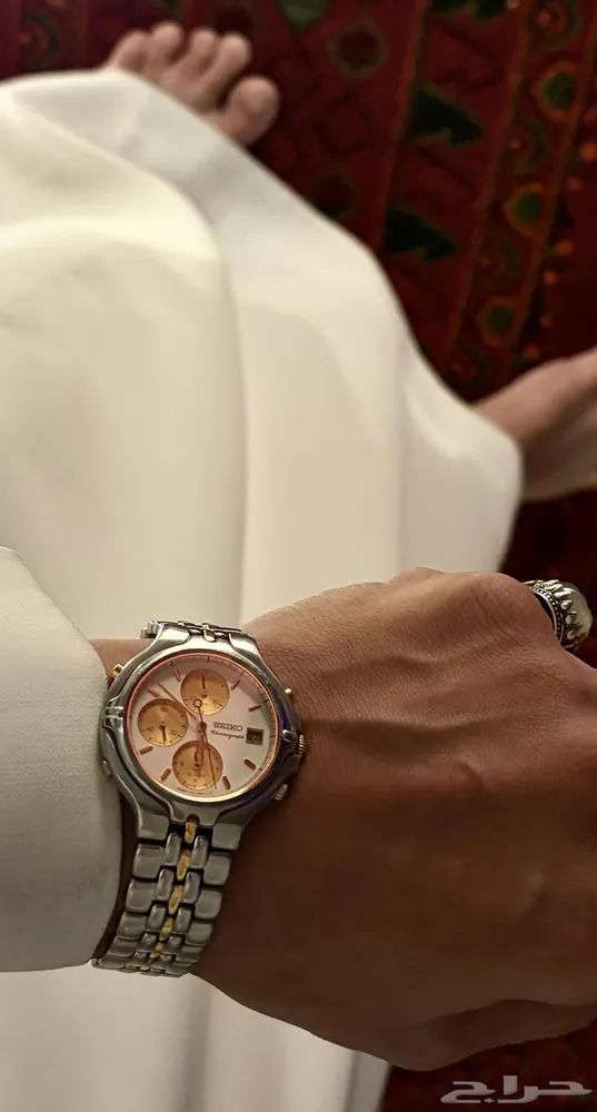 Seiko Chronograph-7T32-6H10- Golden Eye سيكو كرونوقراف — صورة 4