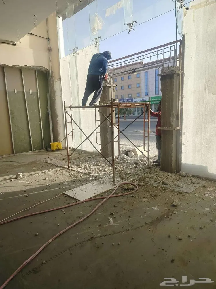 هدم وتكسير جدران ودريش مع قص بالصاروخ — صورة 4