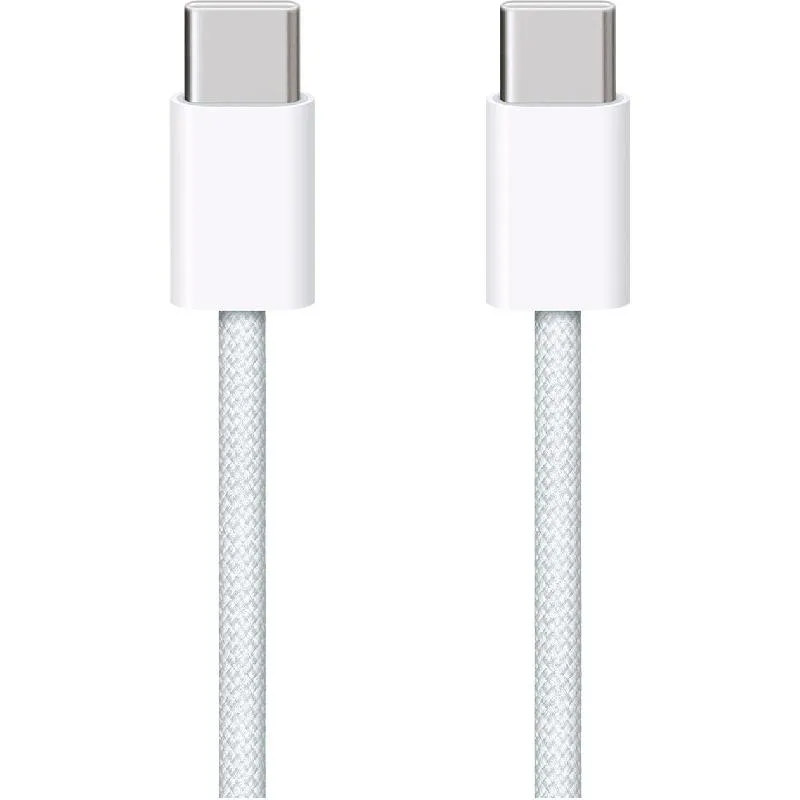 ابل ووفن من USB-C الى USB-C سلك شحن ونقل بيانات، 1 متر، 3.28 قدم، ابيض