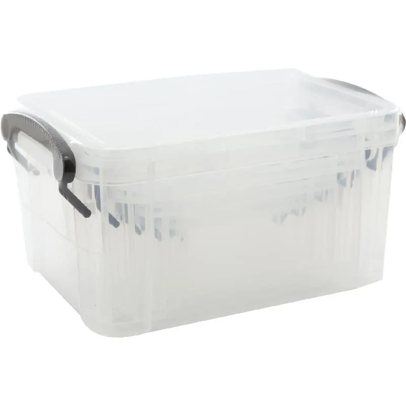 صندوق تخزين، Single Compartment، أحجام متجانسة، شفاف