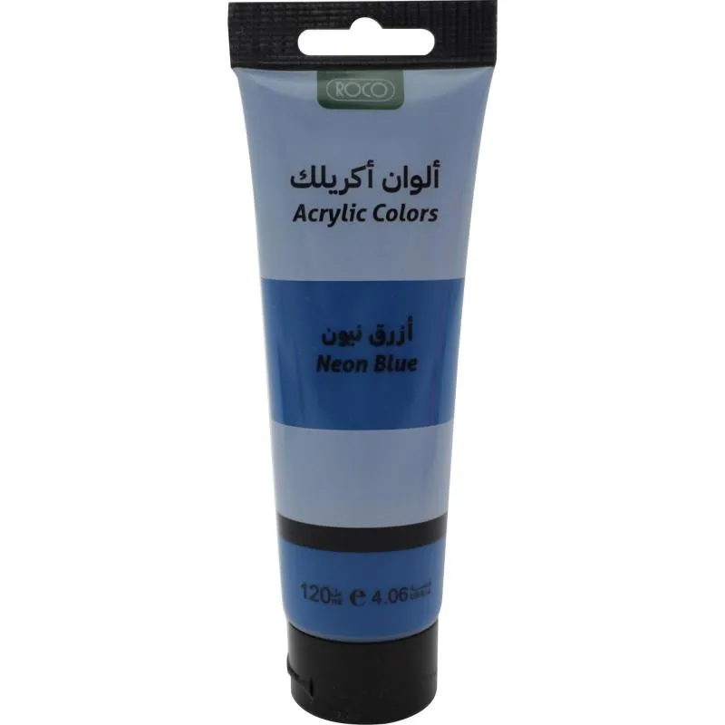 روكو نيون طلاء أكريليك، ازرق،