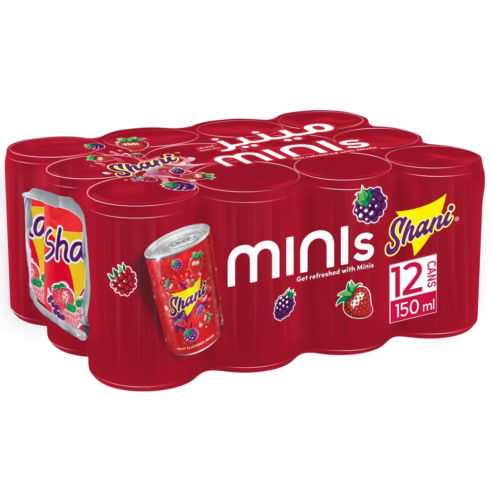 شاني ميني مشروب غازي عبوة 12 × 150 مل