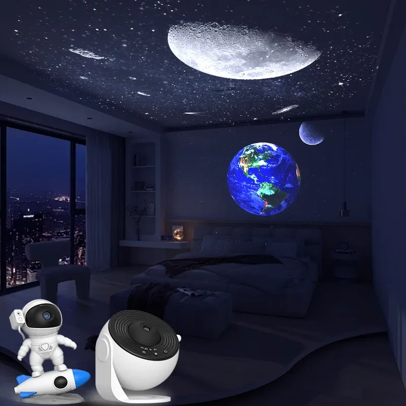 Night Light Galaxy Projector Starry Sky Projector Planetarium Lamp 6 Pack (الجهاز العرض غير متضمن) — صورة 1