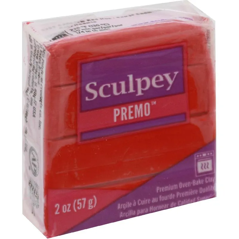 سكولبي بريمو خبز في الفرن صلصال بوليمر، كادميوم أحمر