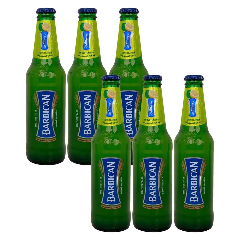 Barbican Non Alcoholic Citrus Flavor Malt Beverage 6 x 330 ml