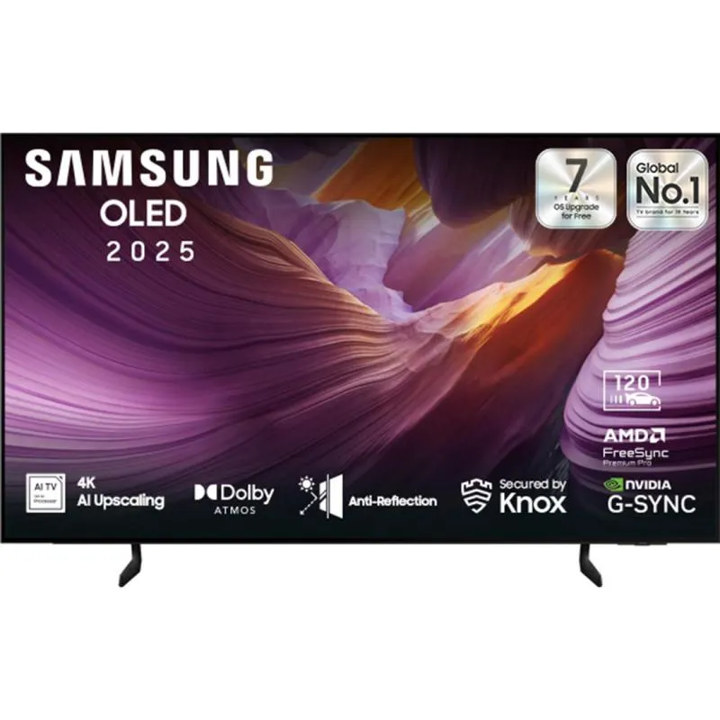 سامسونج 65 بوصة تلفزيون ذكي، دقة 4 كيه أوليد، 120 Hz، أسود جرافيت، S85F