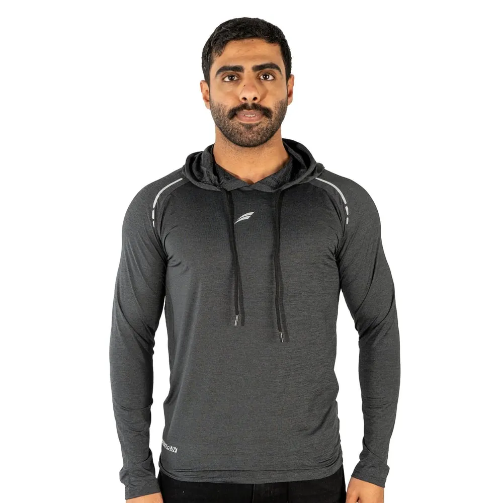 هودي رياضي اسود T-203 — صورة 1