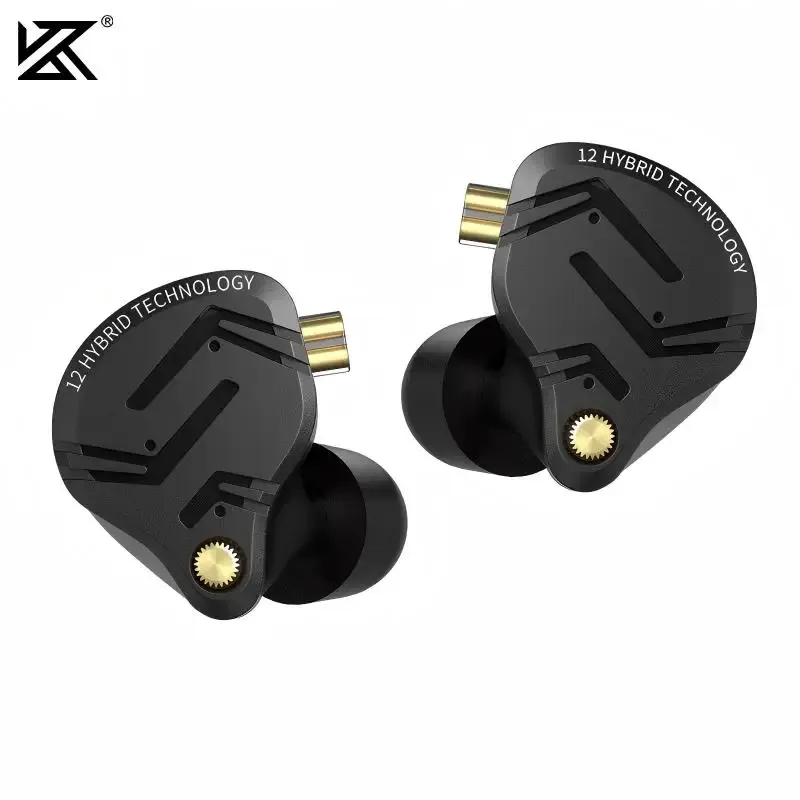 KZ ZS12 PRO X تقنية المحرك الديناميكي المتوازن الهجين IEM سماعة ترقية HiFi Bass داخل الأذن سماعة رأس سلكية للضبط — صورة 1