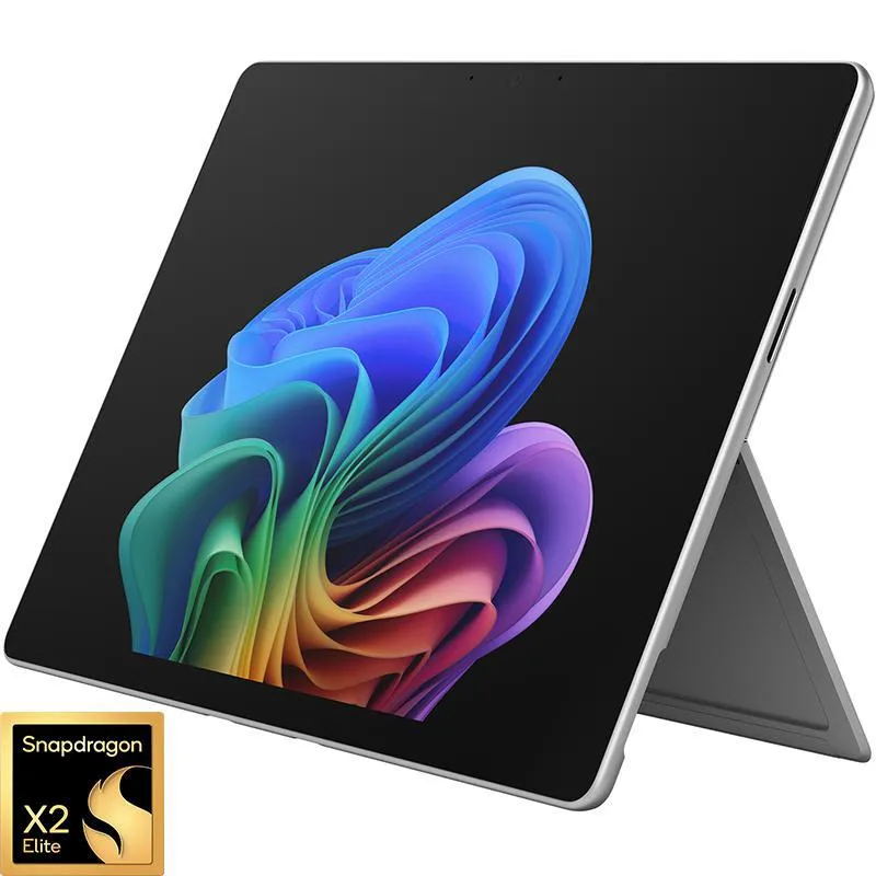 مايكروسوفت سيرفس برو لابتوب 2 في 1 منفصل، ذكاء اصطناعي مع كوبايلوت+، بوصة 13، سنابدراغون اكس2 اليت، 16 جيجابايت رام، قرص صلب بـ 512 جيجابايت، ويندوز 11 هوم، كوالكوم أدرينو،