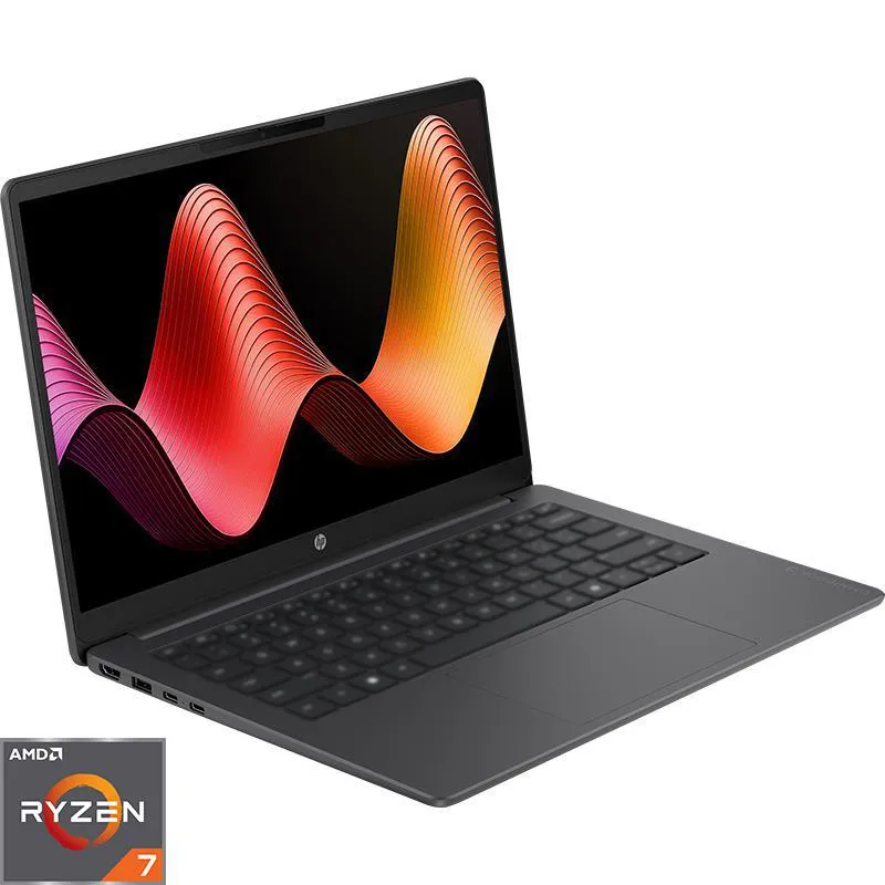 اتش بي اومني بوك 3 لابتوب، 14 بوصة، آيه أم دي رايزن 7، 16 جيجابايت رام، 512 GB NVMe M.2 SSD، ويندوز 11 هوم،