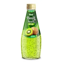 عصير كيوي مع بذور الريحان