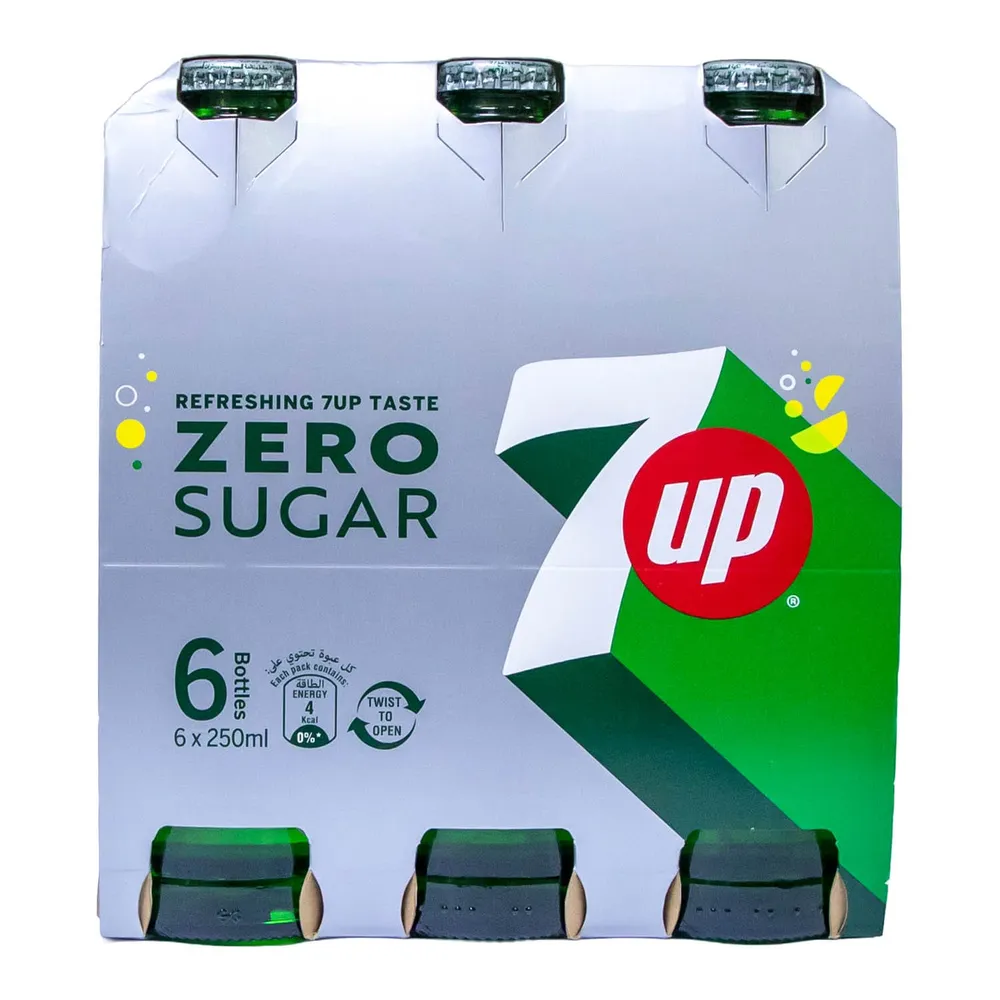 7Up Zero Sugar 6 x 250 ml