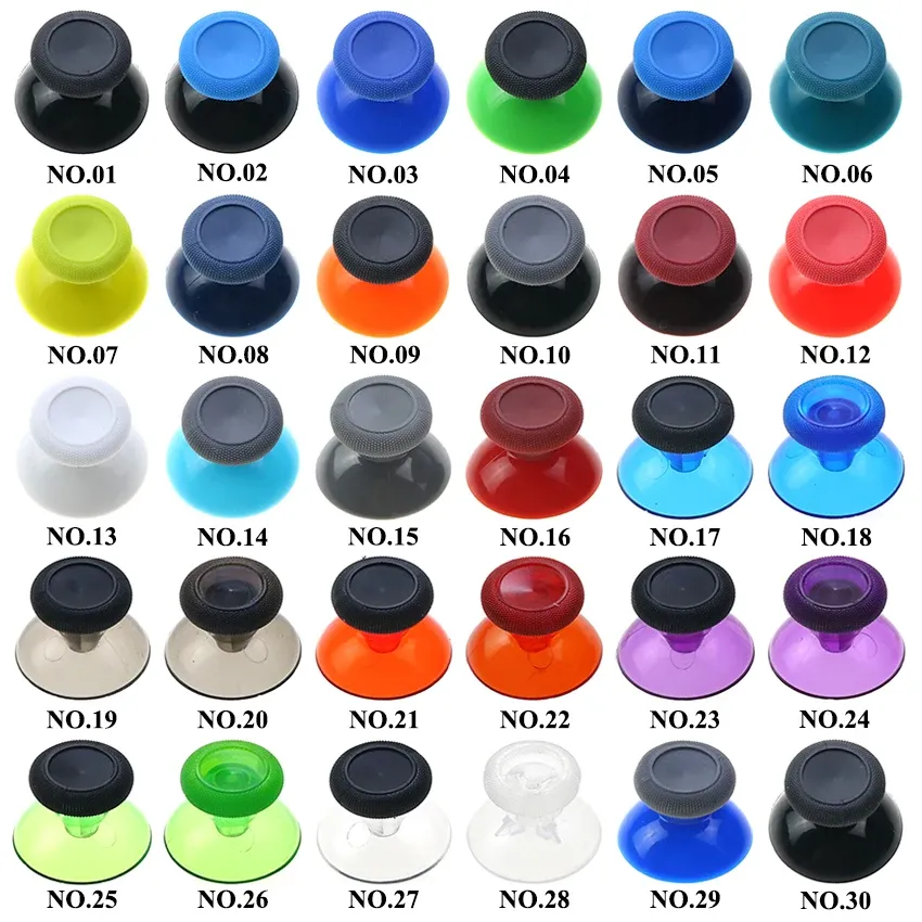 JCD 2 قطعة لوحدة تحكم Microsoft XBox Series X S ثلاثية الأبعاد التناظرية Thumb Sticks قبضة عصا التحكم غطاء ThumbSticks — صورة 1