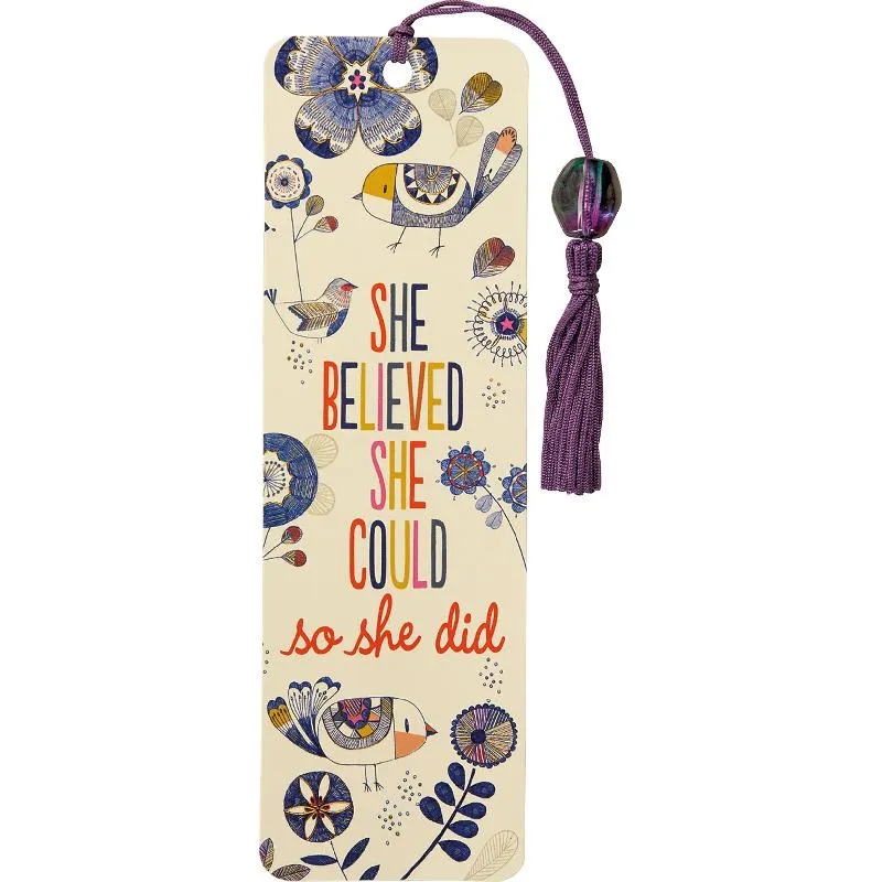 بيتر بوبر برس فاصل كتاب مطرز، "She Believed She Could، So She Did"، كرتون