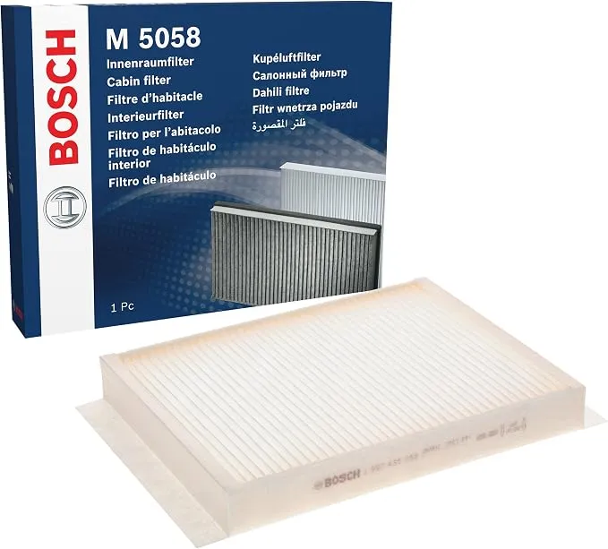 بوش فلتر مكيف Bosch Cabin Filter M 5058 (1 987 435 058) For Mercedes Benz — صورة 1