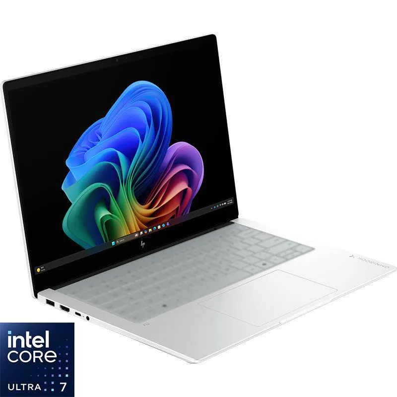 اتش بي اومني بوك اكس لابتوب، 14 بوصة، انتل كور ألترا 7، 24 جيجابايت رام، 1 TB M.2 NVMe PCIe 4.0 SSD، ويندوز 11،