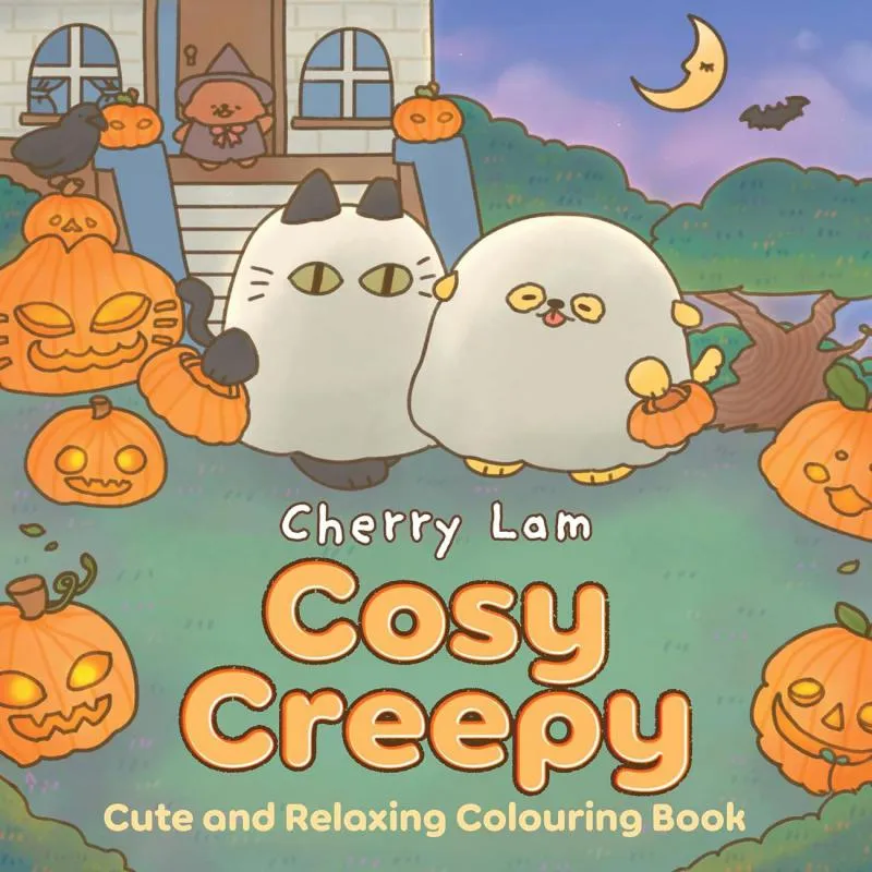 Cosy Creepy: Cute and Relaxing (Cozy Colouring Book)