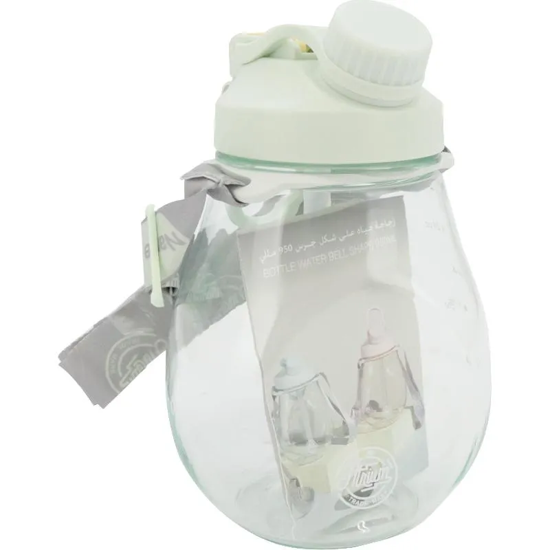 اتريوم قارورة ماء، مل 950 شكل جرس، بارد، 950.00 ml ( 1.67 pt )، اخضر