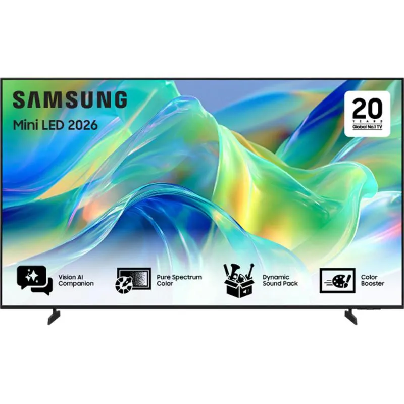 سامسونج 85 بوصة تلفزيون ذكي، دقة 4 كيه ليد-ميني، 50 Hz، اسود، ام 1 اي اتش