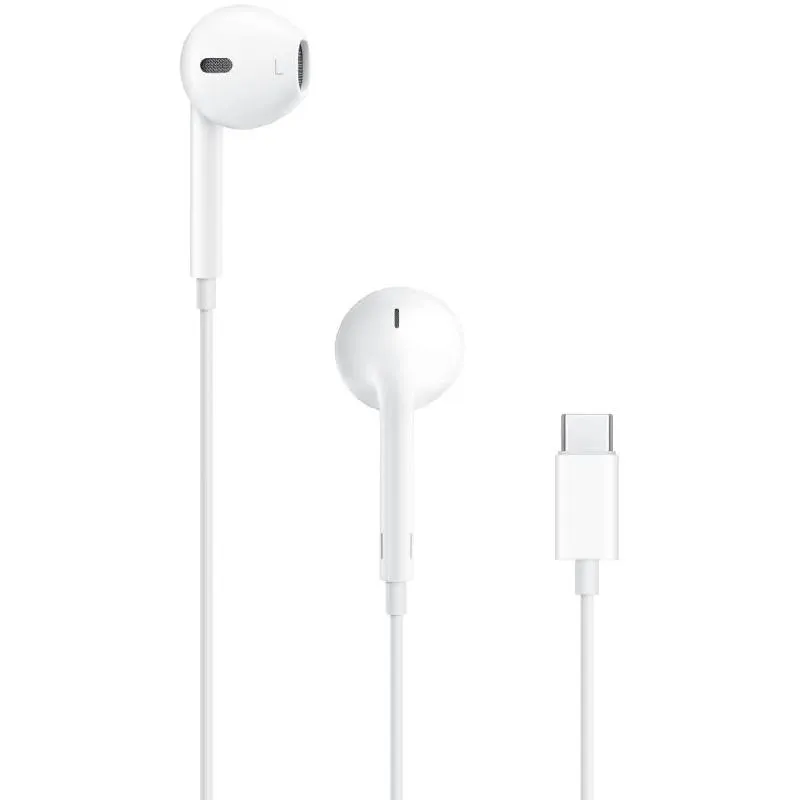 ابل ايربودز سي-يو اس بي (USB-C) سماعات أذن داخلية، سلكي، سي-يو اس بي، ميكروفون مدمج، ابيض