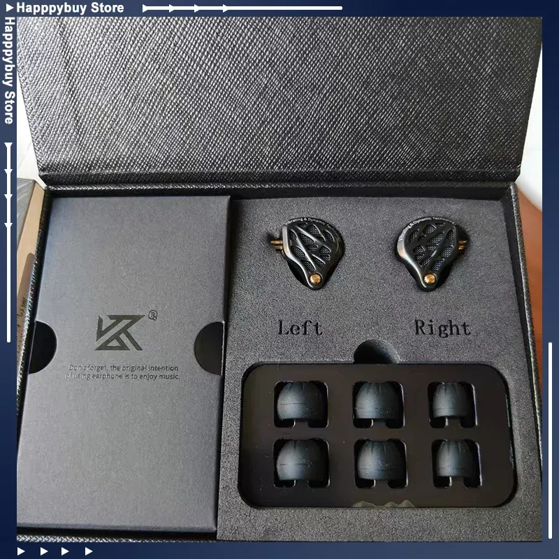 سماعات أذن KZ Vibe X بتقنية الاهتزاز منخفض التردد، صوت ستيريو عالي الجودة مع صوت جهير عميق، مثالية للموسيقى والألعاب، هدية مميزة. — صورة 1