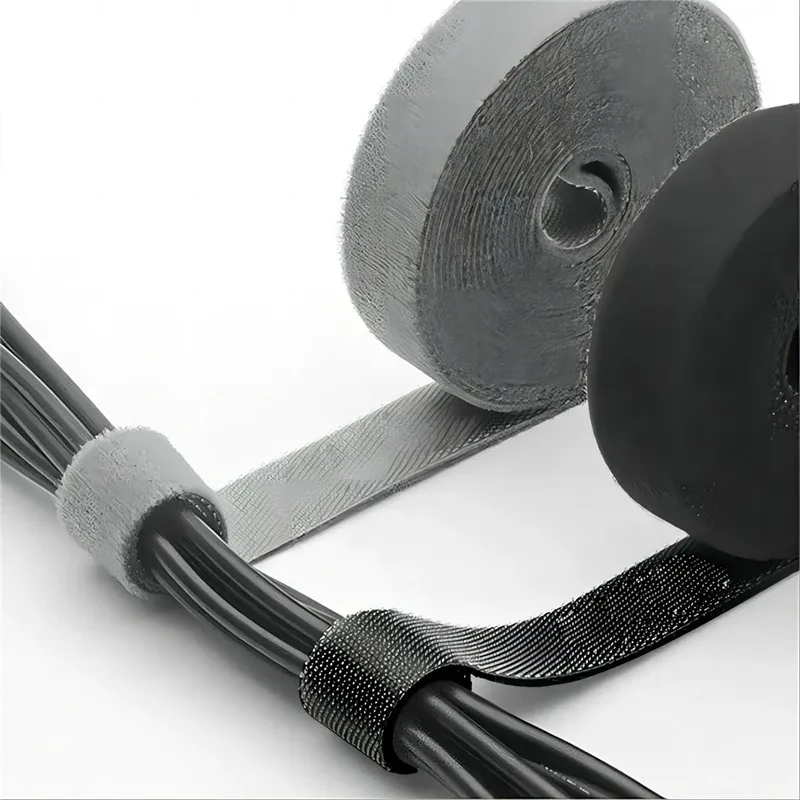 5 متر هوك وحلقة السحابة منظم الكابلات ربطات كابلات الأسلاك اللفاف حارس كابلات USB إدارة حامي سماعة الماوس العلاقات الحبل — صورة 1