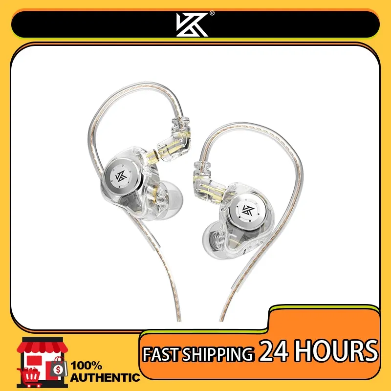 KZ EDX Pro سماعات ديناميكية داخل الأذن رصد HiFi سماعات رأس سلكية باس ستيريو لعبة الموسيقى سدادات الأذن إلغاء الضوضاء سماعة — صورة 1