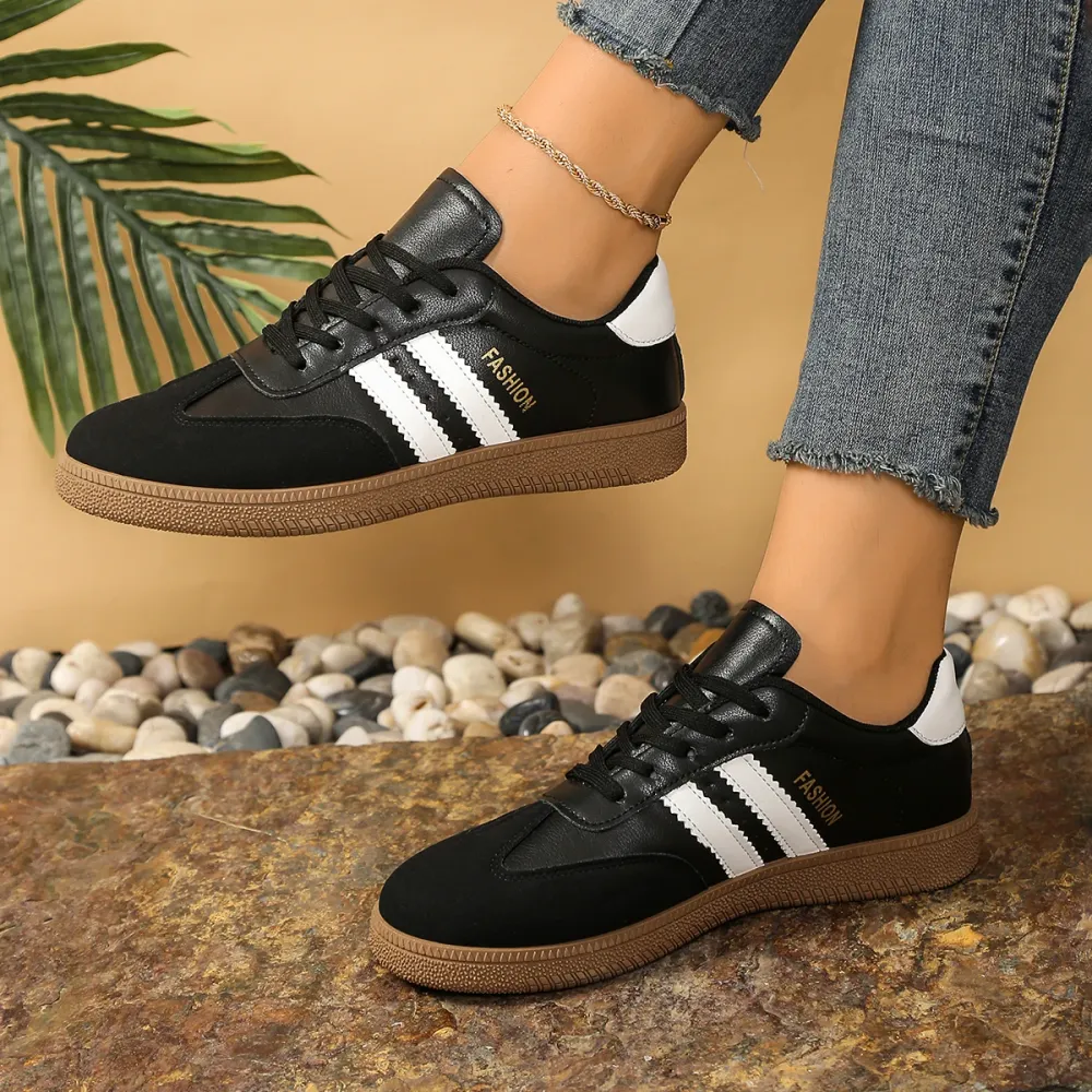 *Spring Autumn Hot Selling Elegant Casual Sports Shoes for Women's Fashion New Round Toe Comfortable Thick Soled Flat Work Shoes — صورة 1