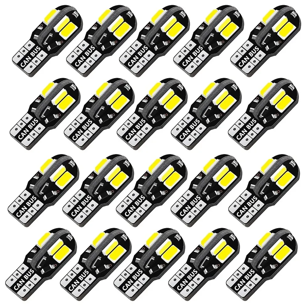 10/20 قطعة W5W T10 LED لمبات Canbus 5730 8SMD 12 فولت 6000 كيلو 194 168 LED سيارة الداخلية خريطة أضواء قبة مصباح إيقاف السيارة مصباح إشارة السيارات — صورة 1