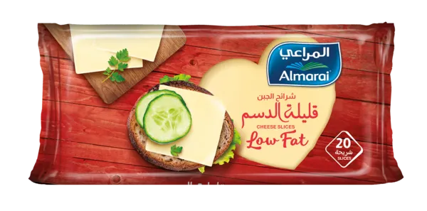 شرائح الجبن قليلة الدسم