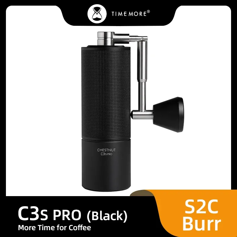 TIMEMORE Store الكستناء C3S PRO دليل مطحنة القهوة سعة 25 جرام اليد قابل للتعديل الصلب الأساسية لدغ إرسال تنظيف فرشاة — صورة 1