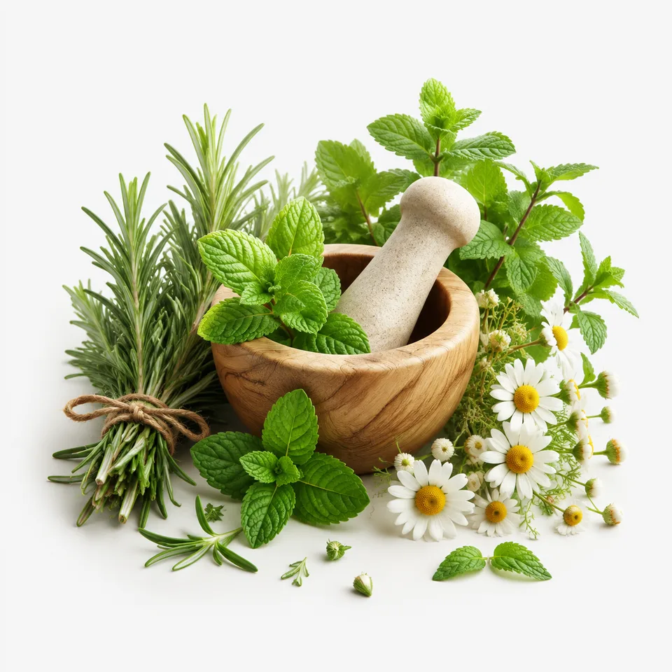 غلاف الأعشاب الطبيعية