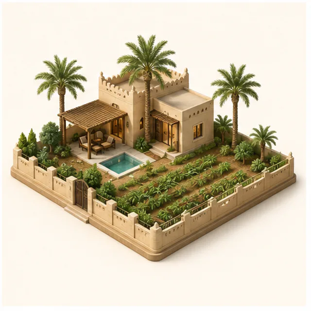 غلاف قسم استراحات ومزارع